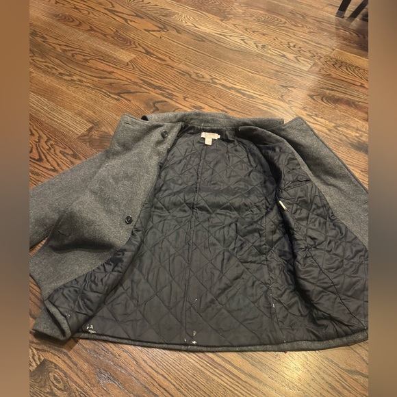 J. Crew Charcoal Wool Blend Coat - Picture 4 of 6